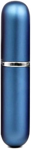 ISSEC 5ml Mini Refillable Perfume Atomizer Empty Bottle for Travel Spray Scent Case Blue