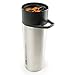 GSI Outdoors, Glacier Stainless Commuter JavaPress, French Press Coffee Mug, Superior Backcountry Cookware Since 1985, Stainless