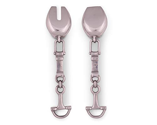 Arthur Court Designs Aluminum 12 inch Equestrian Bit Serving Set - Thumbnail 4