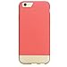 iPhone 6 Case, Moze iPhone 6 (4.7) Case Protective SOFT-Interior Scratch Protection Metallic Finished Base with Vibrant Trendy Color Slider Style Hard Case for iPhone 6 (4.7 inch) (2014)-Italian Rose/Champagne Gold