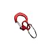 Rubit The Easy Dog Tag Curve Shape Switch Clip, Large, 1.3-Inch Diameter, Red