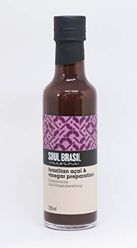 Soul Brasil Cuisine | Açaí Vinegar | Natural Vegan | 250ml Vinegar and Fruit