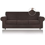 WEERRW 4 Pieces Velvet High Stretch Couch Covers