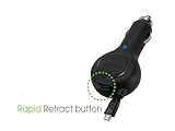 Blueant Q2 Bluetooth headset (Tangle Free) Retractable Car Charger