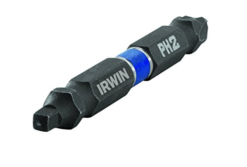 IRWIN Tools 1870988 Impact Performance Series Double-Ended Screwdriver Number-2 Phillips Power Bit, 2 3/8-Inch, 2-Pack