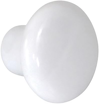 Harrier Ceramic Cabinet Knobs, White, 10 Pack