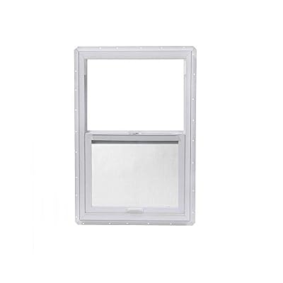 TAFCO 23.5 in. x 35.5 in. Single Hung Vinyl Window - White