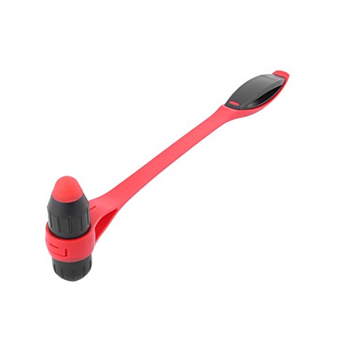 uxcell Plastic Shoulder Neck Body Stress Reliever Massage Hammer Red Black