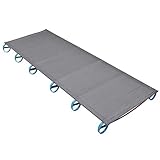 JUST N1 Portable Folding Bed Outdoor Camping Single Cots Oxford Cloth Mat for Adults Travel Hiking Picnic