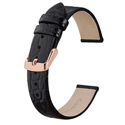BISONSTRAP Leather Watch Straps, Soft Replacement