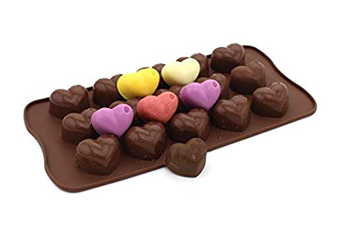 Garcent Nonstick Silicone Candy Chocolate Making Mold Ice Cube Tray Set of 6