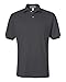 Jerzees 50/50 Men's 5.6 oz. Jersey Polo with Spotshield (Charcoal Grey, XXX-Large)