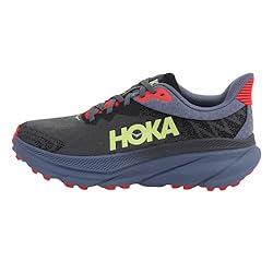 Hoka Men's Challenger 7 Sneaker, Obsidian/Anchor, 9.5