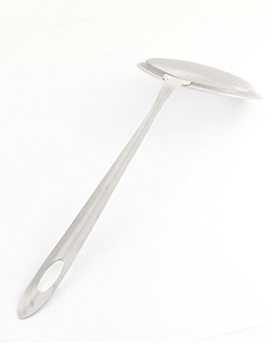 uxcell Metal Kitchen Net Perforated Ladle Strainer Filter Skimmer Silver Tone