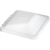 VENTLINE/DEX BVD0449A01 White 14" Lid, Regular | Wedge Shape With Radius Corners