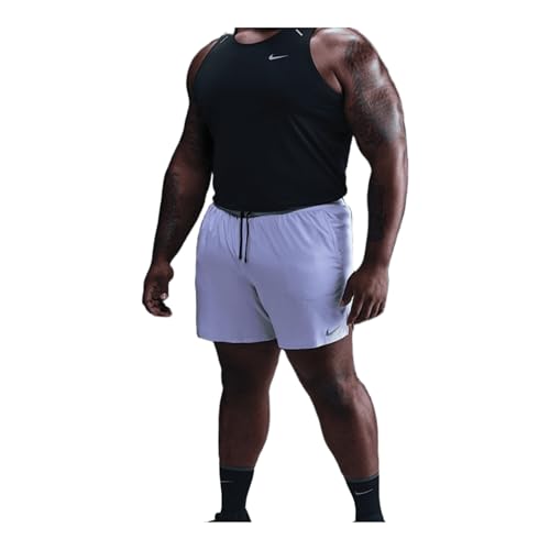 Nike Stride Men's Dri-FIT 7" Brief-Lined Running Shorts (DM4761-515, Hydrangeas/Black) Size Medium at Amazon