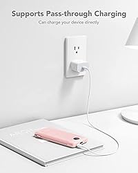 VRURC Portable Charger with Built-in Cables and AC