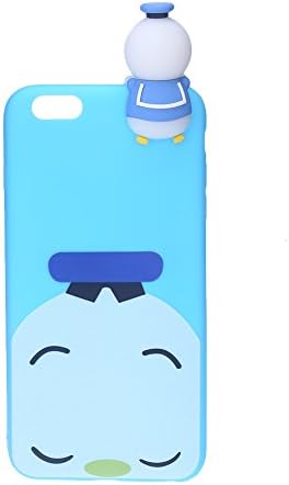 Canghai Squishy Animals iPhone Case, 3D Cute Donald Duck Silicone Poke Squishy Animal Phone Back Cover for iPhone 6/ 6S