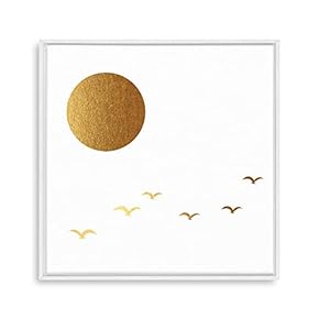 Framed Canvas Home Artwork Decoration Annual Ring Canvas Wall Art for Living Room, Bedroom - 16x16 inches