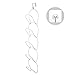 Senbowe 5 Pack Door & Wall Mounted Hat Rack,Cap Rack, Baseball Cap Holder Organizer for Baseball, Caps, Kitchen, Closet (Door Hooks and Sticky Hooks Include)