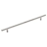 Cosmas 305-192SS True Solid Stainless Steel Construction Euro Style Cabinet Hardware Bar Handle Pull - 7-1/2