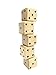 Heemika Giant Yahtzee Game, Garden Yatzy, Wooden 3D Cube Dice Puzzle, Clasic Yahtzee