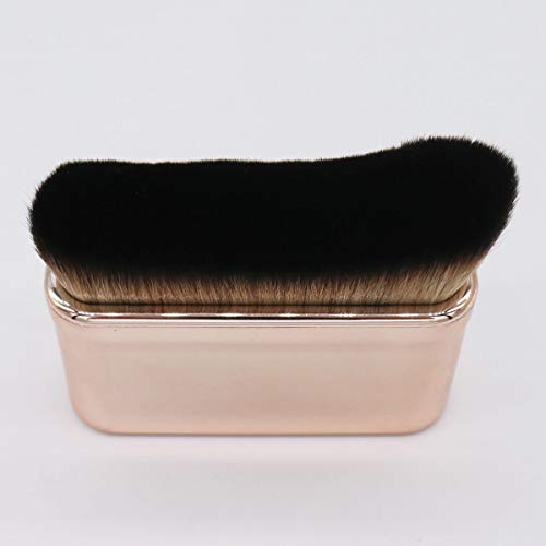Luckycivia Professional Body Makeup Brush High Density Face Kabuki Brush for Luminizer Shimmer Glow Liquid Foundation Powder Cream Lotion Contour