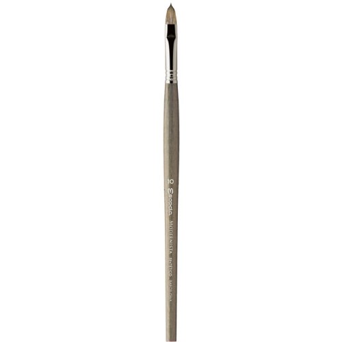 Escoda Modernista 4060 Oil & Acrylic Tadami Synthetic Mongoose Paint Brush Filbert; Size 12