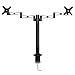 Vemount Dual Monitor Mount LCD LED Computer Desk Mount Stand Fully Adjustable