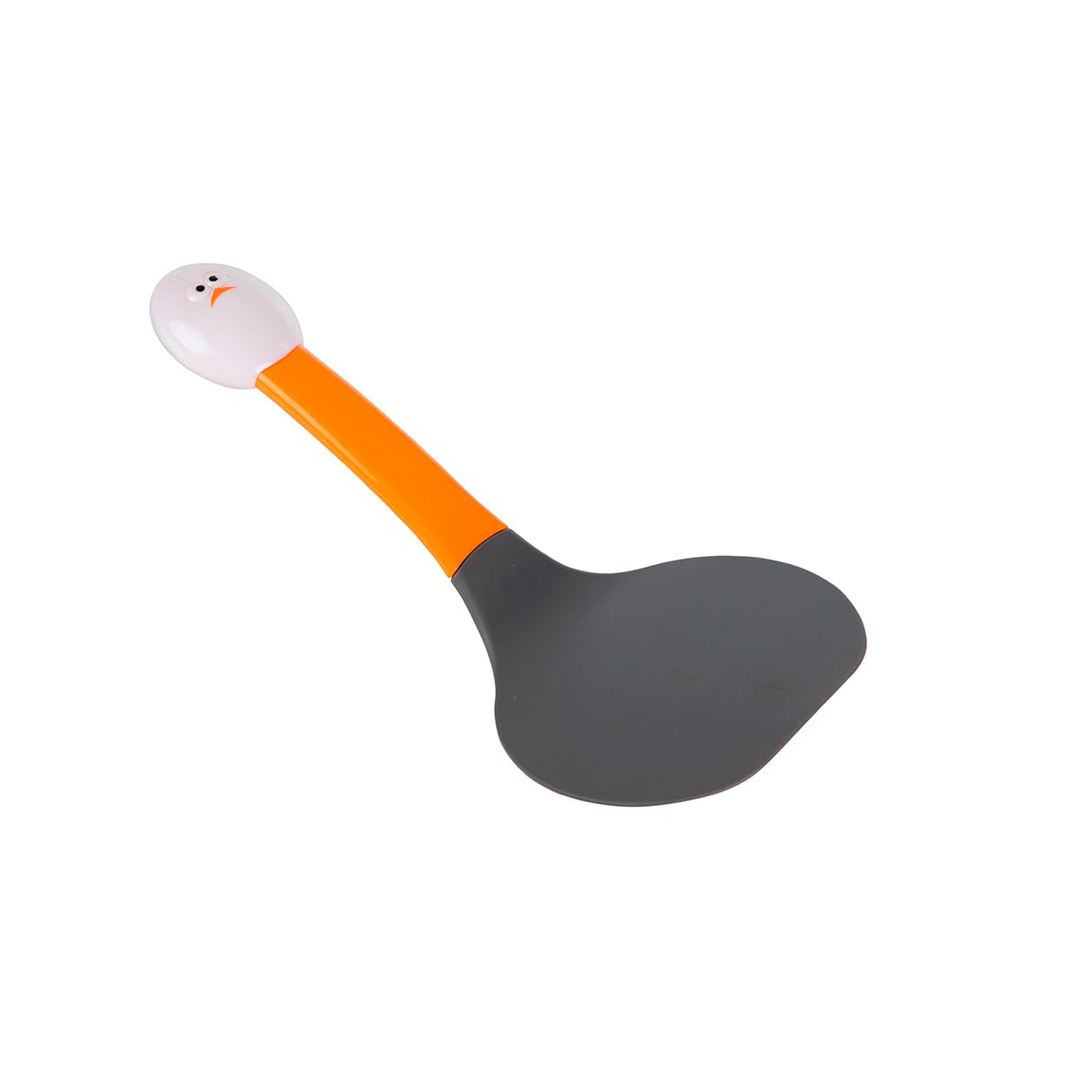 Joie Kitchen Gadgets Eggy Flex Flip Turner – Wide & Flexible Spatula for Easy Flipping, Safe for Non-Stick Cookware, Black, 10 cm x 4 cm
