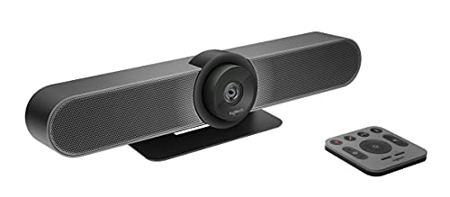 Logitech MeetUp Video Conferencing System, Ultra HD 4K/1080p/720p, 3 Microphones/Adjustable Speakers, Wide Field of View 120°, PC/Mac/Laptop/Macbook/Tablet - Black, 4K - Image 4
