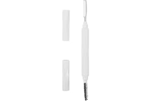 Beavorty Double-ended Eyebrow and Eyelash Comb Fine Tooth Spiral Brush Eye Lash Separator Eye Makeup Tool for Precision Groom