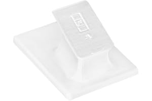 splash n color Remote Stand Pedestal for Lutron Pico Remote, Elegant Slide & Click Desk Display Holder, Non-Slip Scratch Resistant Base, Lutron Caseta Remote Stand (Single Pedestal, White)