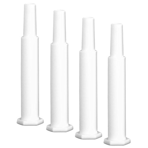 Set of 4 White Ring Corner Foot Pieces for Figures Toy Company Wrestling Action Figure Ring