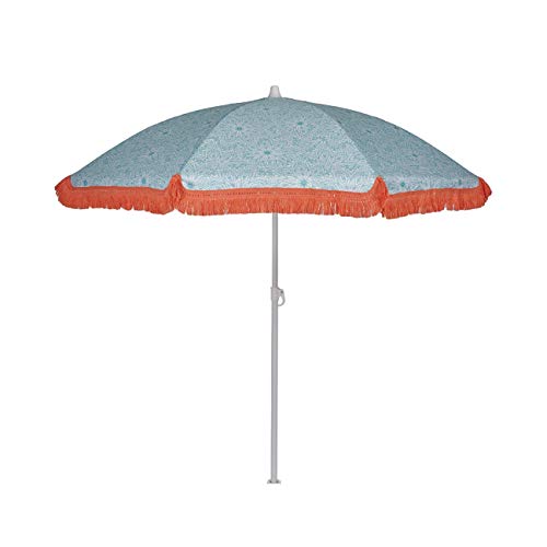 EZPELETA Sonnenschirm Bora Bora für Strand, Terrasse und den Garten, faltbar und tragbar, Sonnenschutz UPF 50+, Bedruckt…