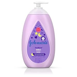 Johnson’s Moisturizing Bedtime Baby Lotion with Coconut Oil & NaturalCalm Aromas to Help Relax Baby, Hypoallergenic…
