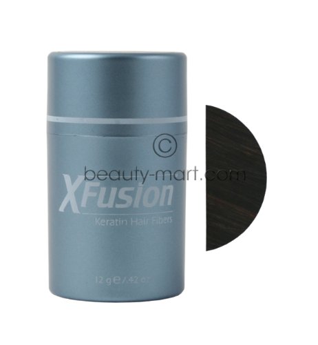 XFusion Keratin Hair Fibers Regular, Dark Brown 0.42 Ounces