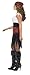 Smiffys Pirate Wench Costume, Size L, Multicolor (black / white), Black, L - US Size 14-16