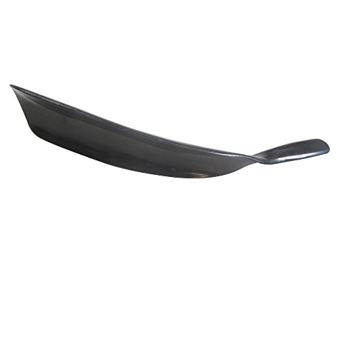 Genuine buffalo horn polished shoe horn 8 1/2"