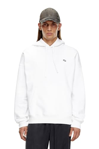 Diesel S-Rob-Hood-doval-pj Sweat-Shirt Maglia di Tuta, off White (Bianco Sporco), XX-Large Unisex-Adulto