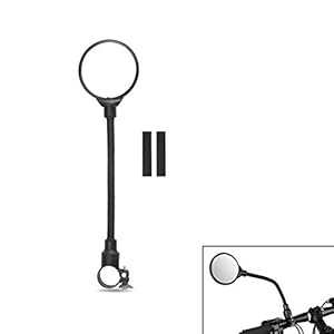 360° verstelbare stuur fiets spiegel, brede hoek achteruitkijkspiegel bril, fietsers veiligheid met pakking…