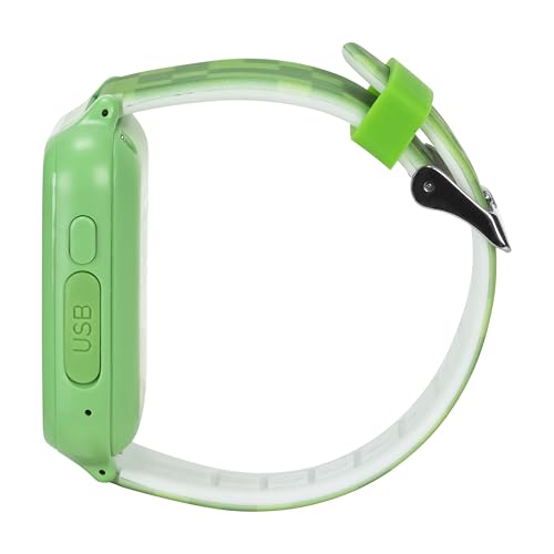 Minecraft Kids LED Smartwatch with 10 Creeper and Mob Watch Faces, Step Counter, Selfie Camera, Video Recorder, Voice Recorder, Timer, Fun Games, Calculator, and Wallpapers – Fits Wrists 5.5