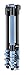 Manfrotto MKBFRA4L-BH BeFree Compact Aluminum Travel Tripod, Blue
