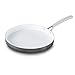 Calphalon Calphalon Classic Ceramic Nonstick 12-Inch Round Griddle, Small, Grey/White