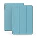 iPad Mini 1 2 & 3 Case - DUAL Blue Cover with Rubberized back and Smart Feature for Apple iPad Mini 1st 2nd & 3rd