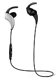 Bluetooth Headphones, Aumet Wireless V4.1 Earbuds –Magnetic Super Bass Stereo Noise Cancelling Earphones,Comfortable , Secure Fit and Sweatproof for Sports With Mic
