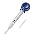 Drill Center Punch, 5Inch Steel Center Hole Punch Marker Scriber for Wood, Metal, Plastic, Car Window Puncher Breaker Tool with Cushion Cap and Adjustable Impact