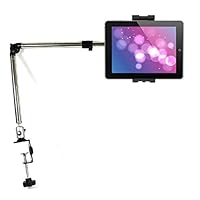 Adjustable 360 Rotating Lazy Bed Tablet Desk Mount Stand Holder Mounting Clamp for iPad Air 2 3 Samsung, iPhone, Samsung Galaxy Tab etc. (41 inch Stainless Steel Long Arm)