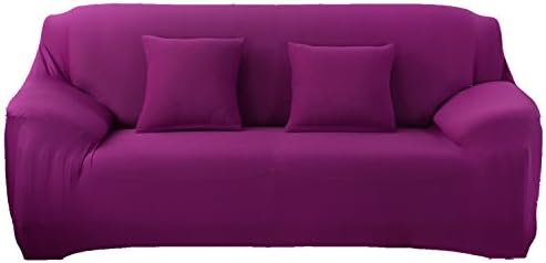 MeOkey Sofa Cover Slipcover Stretch Elastic Fabric Sofa Protector Couch Covers for 3 Seater (190-230cm)