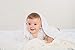 White Muslin Swaddle Baby Blankets - Silky Soft 100% Bamboo Rayon Unisex Newborn Wrap - Large 47x47 inches Gender Neutral Receiving Blankets